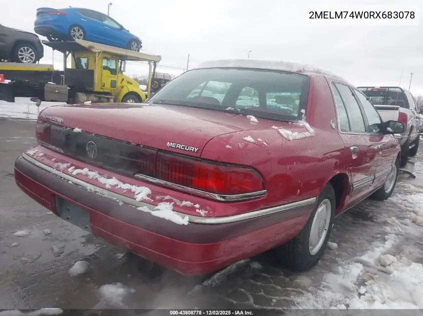 2MELM74W0RX683078 1994 Mercury Grand Marquis Gs