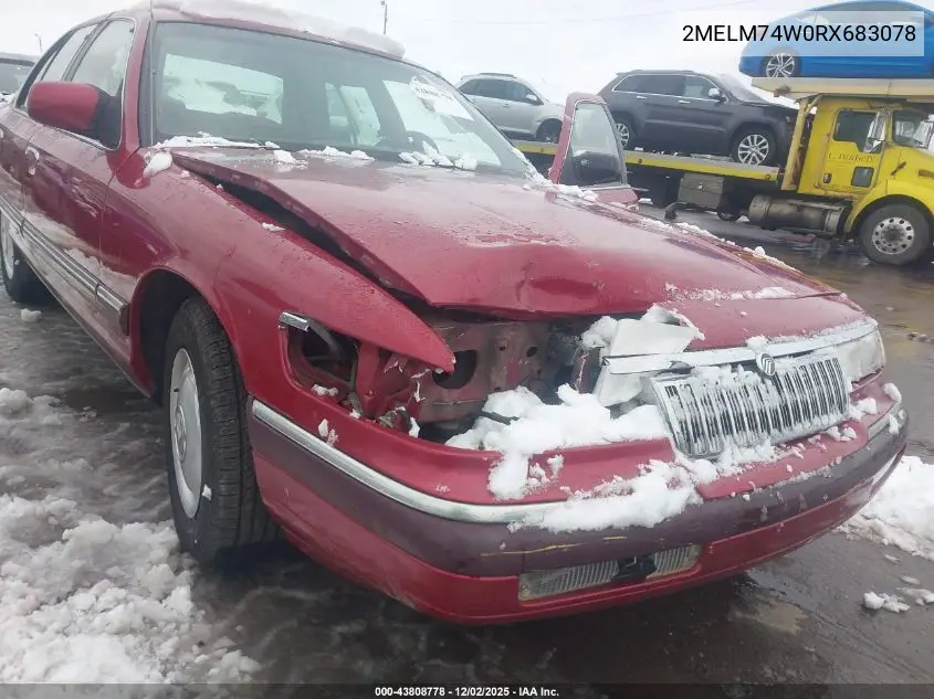 2MELM74W0RX683078 1994 Mercury Grand Marquis Gs