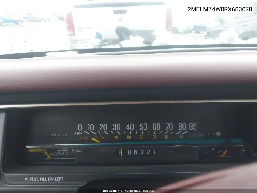 2MELM74W0RX683078 1994 Mercury Grand Marquis Gs