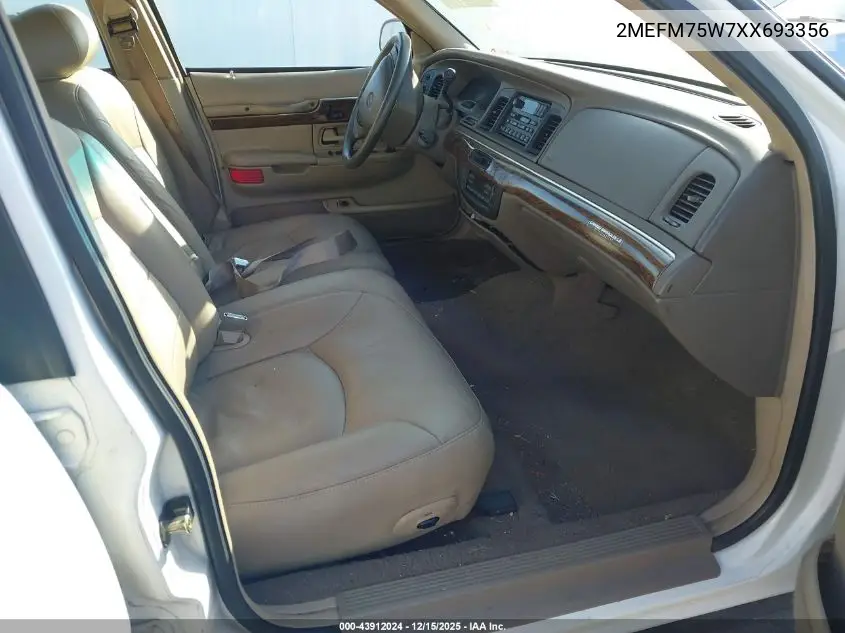 2MEFM75W7XX693356 1999 Mercury Grand Marquis Ls