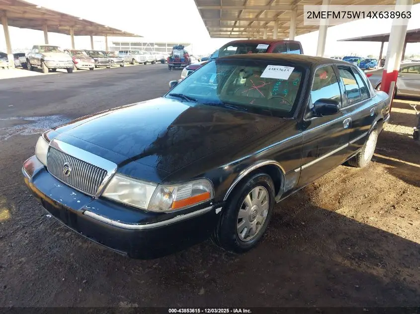 2MEFM75W14X638963 2004 Mercury Grand Marquis Ls