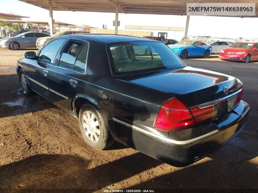2MEFM75W14X638963 2004 Mercury Grand Marquis Ls