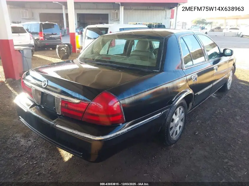 2MEFM75W14X638963 2004 Mercury Grand Marquis Ls
