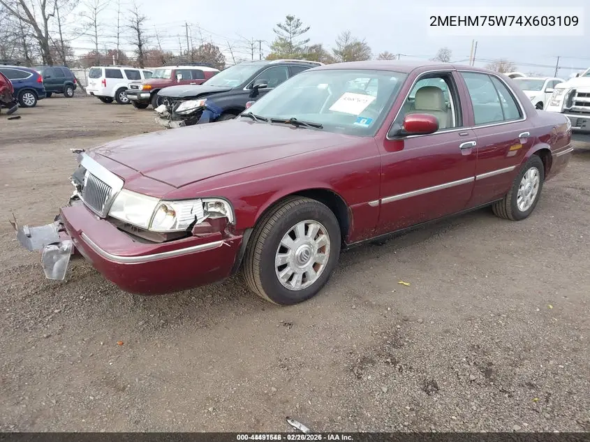 2MEHM75W74X603109 2004 Mercury Grand Marquis Ls