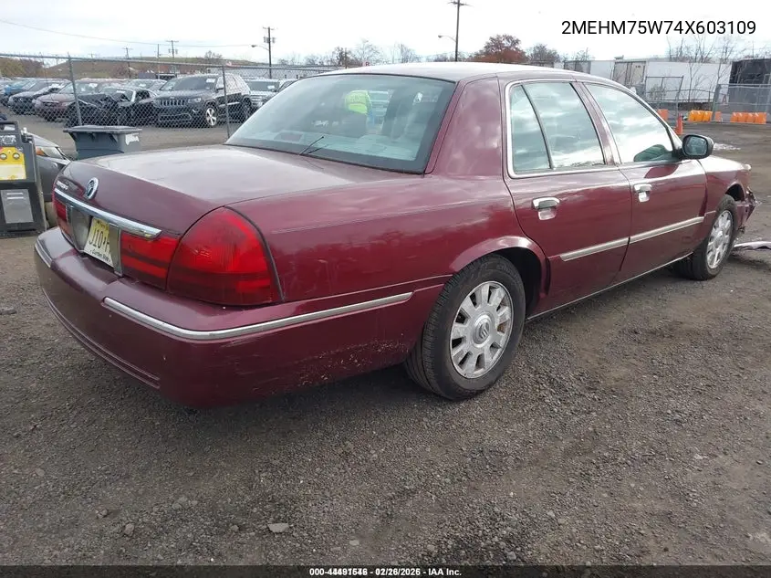 2MEHM75W74X603109 2004 Mercury Grand Marquis Ls