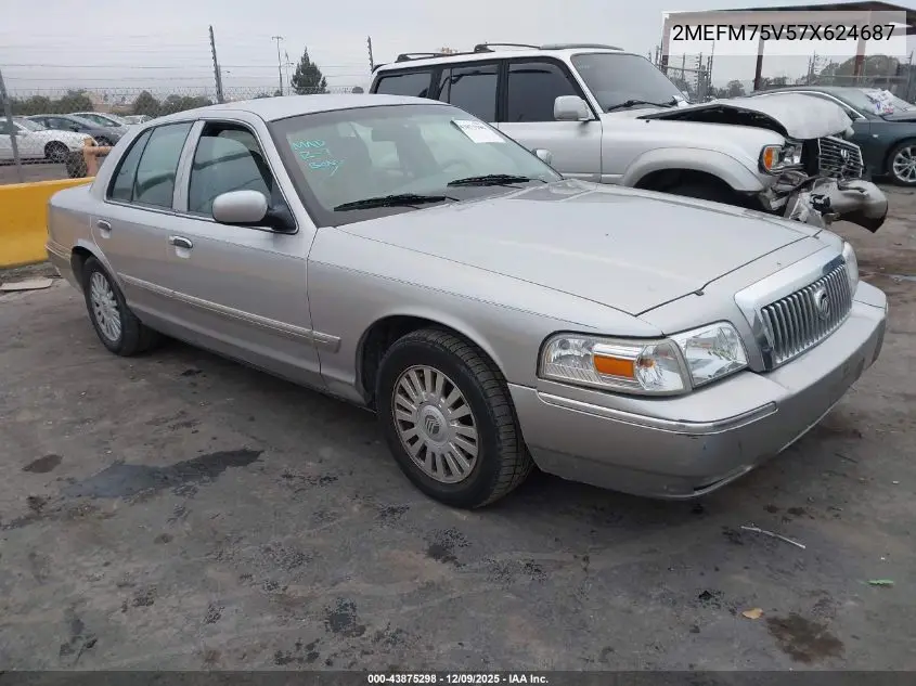 2MEFM75V57X624687 2007 Mercury Grand Marquis Ls