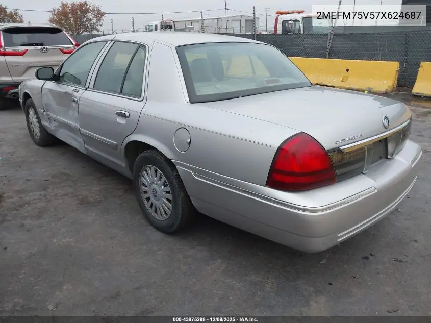 2MEFM75V57X624687 2007 Mercury Grand Marquis Ls