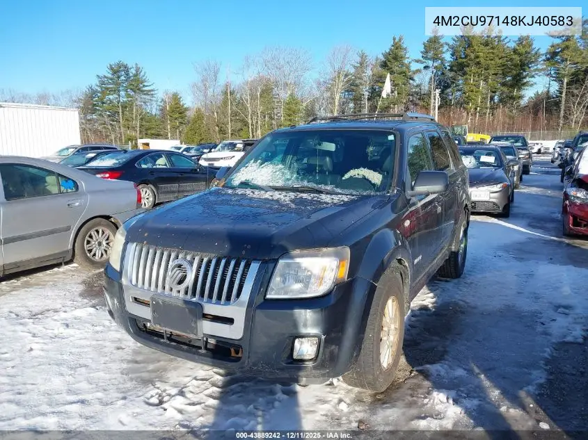 4M2CU97148KJ40583 2008 Mercury Mariner Premier