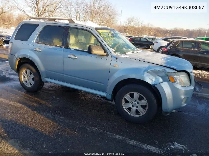 4M2CU91G49KJ08067 2009 Mercury Mariner V6