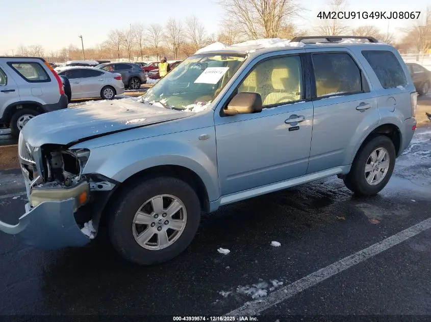 4M2CU91G49KJ08067 2009 Mercury Mariner V6