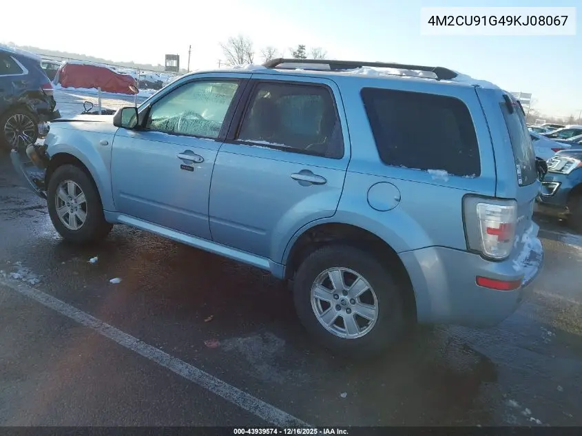 4M2CU91G49KJ08067 2009 Mercury Mariner V6