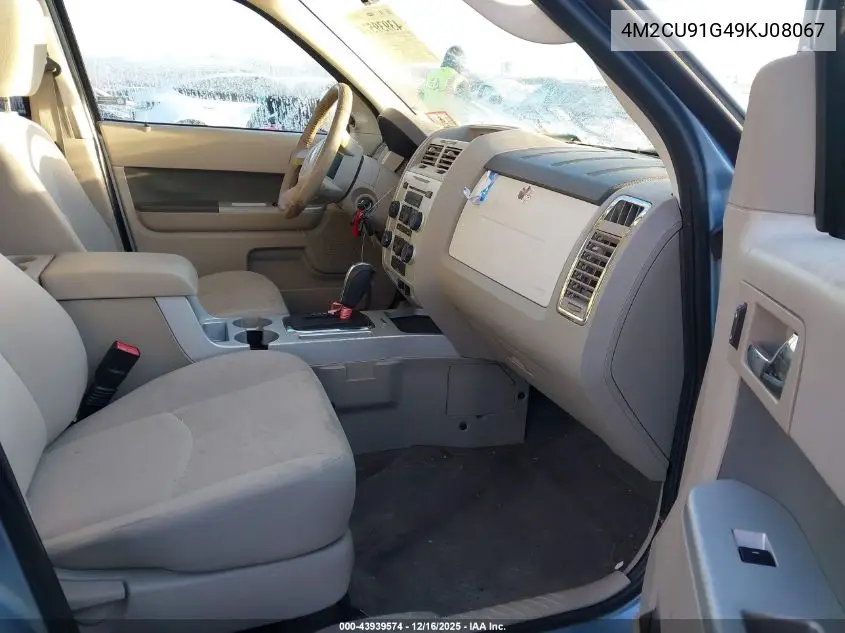 4M2CU91G49KJ08067 2009 Mercury Mariner V6