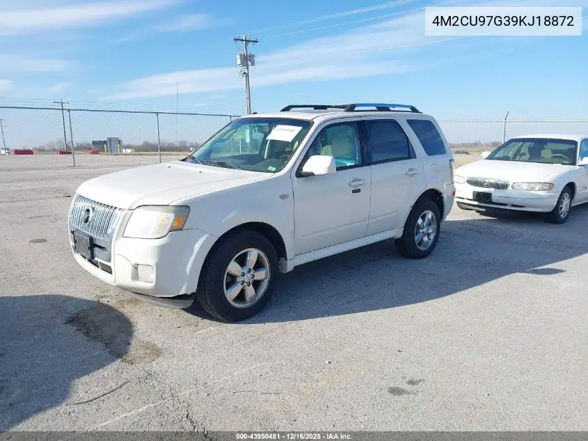 4M2CU97G39KJ18872 2009 Mercury Mariner Premier V6