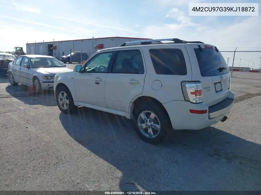 4M2CU97G39KJ18872 2009 Mercury Mariner Premier V6