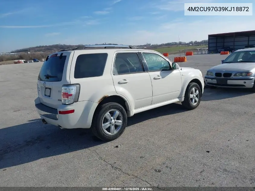 4M2CU97G39KJ18872 2009 Mercury Mariner Premier V6