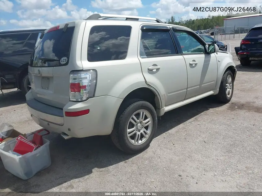 2009 Mercury Mariner Premier V6 VIN: 4M2CU87G09KJ26468 Lot: 44581763