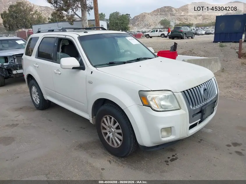 2009 Mercury Mariner VIN: LOT-1-45304208 Lot: 45304208