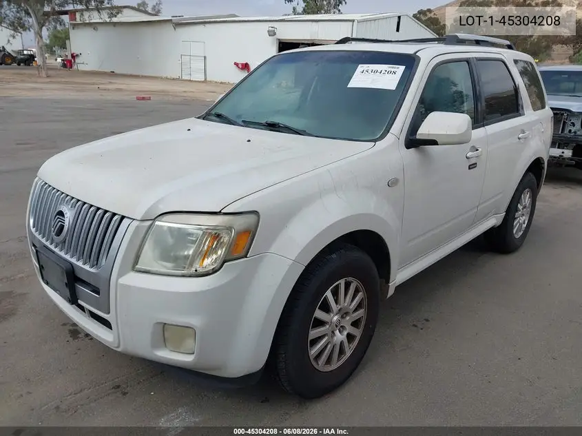 2009 Mercury Mariner VIN: LOT-1-45304208 Lot: 45304208