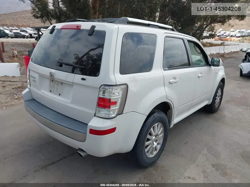 2009 Mercury Mariner VIN: LOT-1-45304208 Lot: 45304208