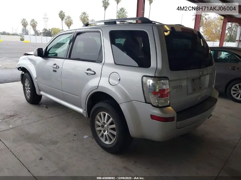 4M2CN8H71AKJ06004 2010 Mercury Mariner Premier