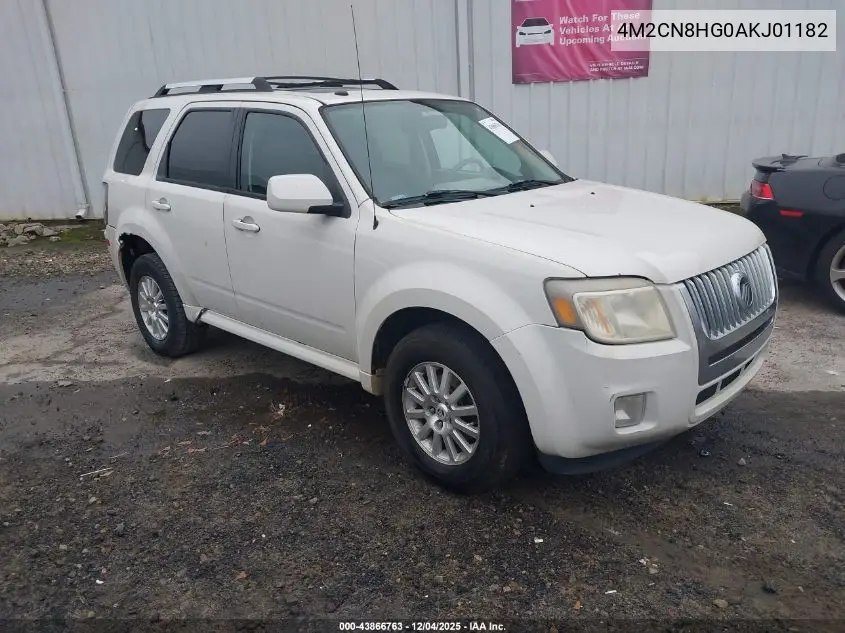 4M2CN8HG0AKJ01182 2010 Mercury Mariner Premier