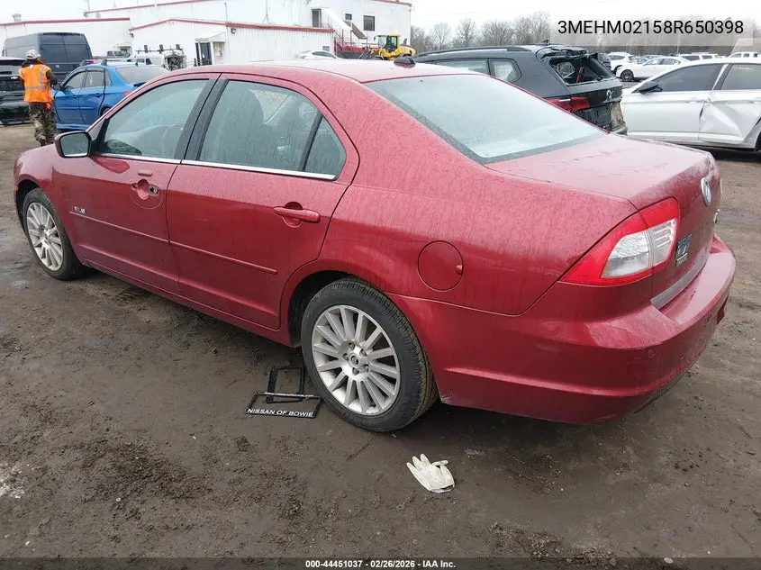 3MEHM02158R650398 2008 Mercury Milan V6 Premier