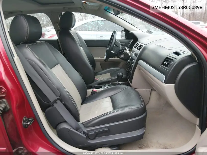3MEHM02158R650398 2008 Mercury Milan V6 Premier