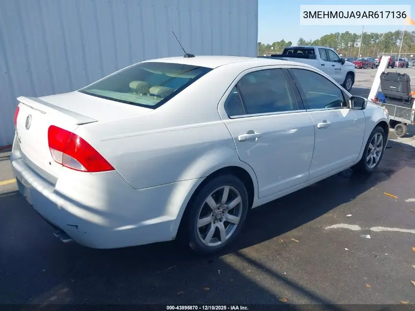 3MEHM0JA9AR617136 2010 Mercury Milan Premier