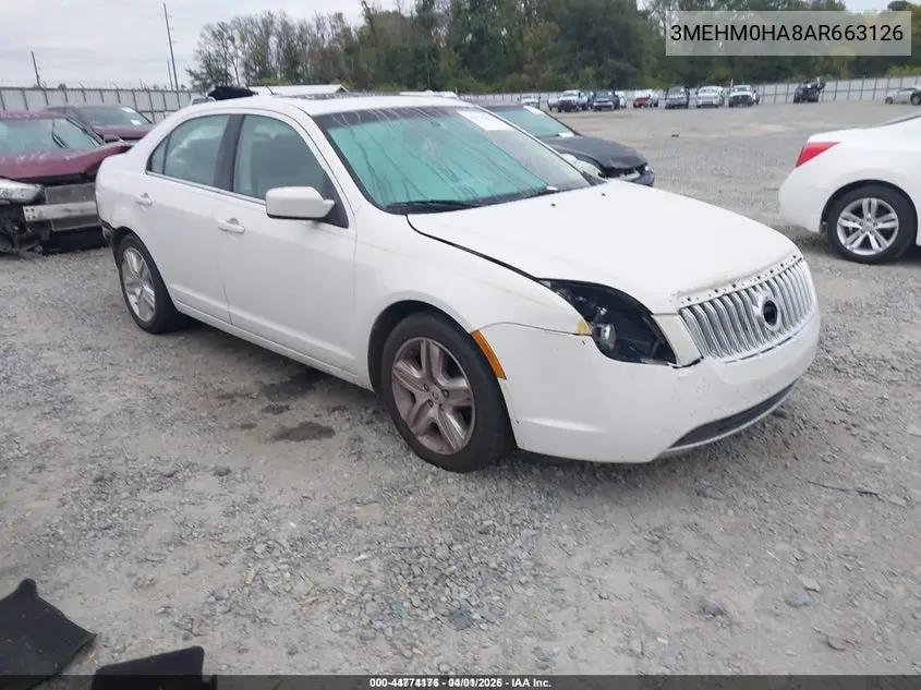 3MEHM0HA8AR663126 2010 Mercury Milan