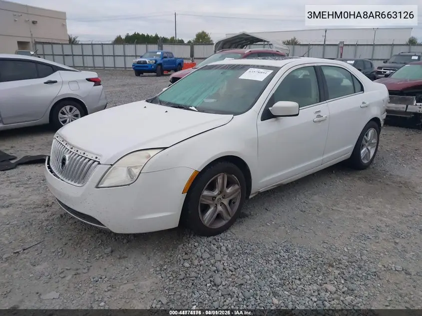 3MEHM0HA8AR663126 2010 Mercury Milan