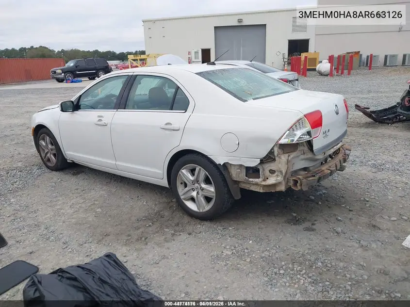 3MEHM0HA8AR663126 2010 Mercury Milan