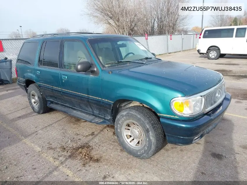4M2ZU55P7WUJ38435 1998 Mercury Mountaineer