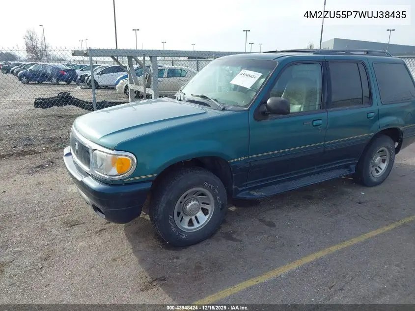4M2ZU55P7WUJ38435 1998 Mercury Mountaineer
