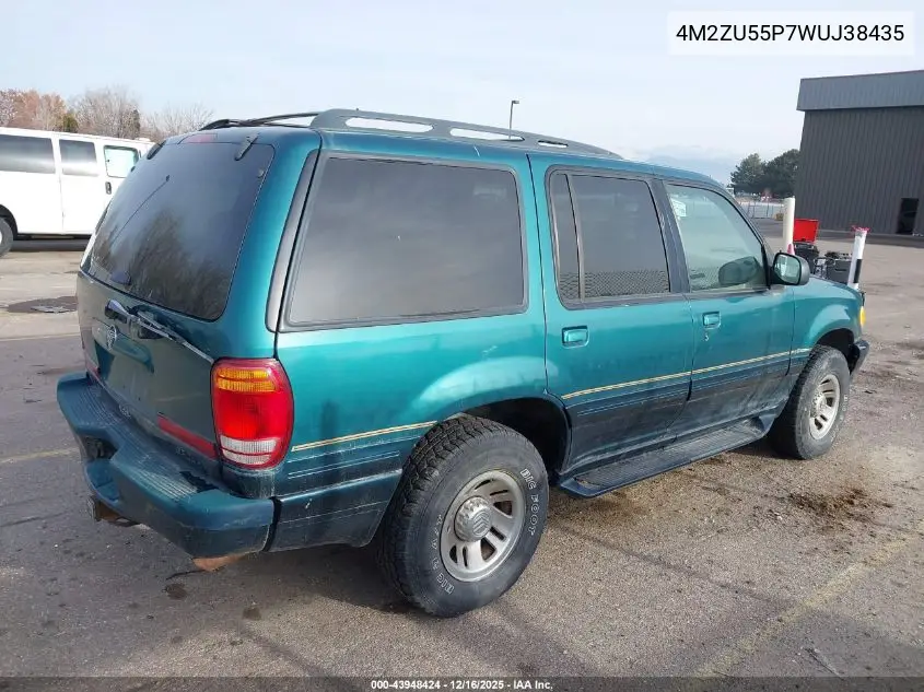 4M2ZU55P7WUJ38435 1998 Mercury Mountaineer