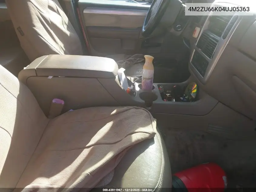 4M2ZU66K04UJ05363 2004 Mercury Mountaineer Convenience/Luxury/Premier