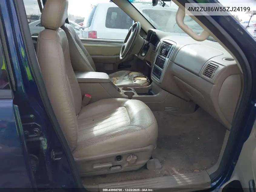 4M2ZU86W55ZJ24199 2005 Mercury Mountaineer