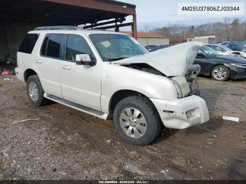 4M2EU37806ZJ03344 2006 Mercury Mountaineer Luxury