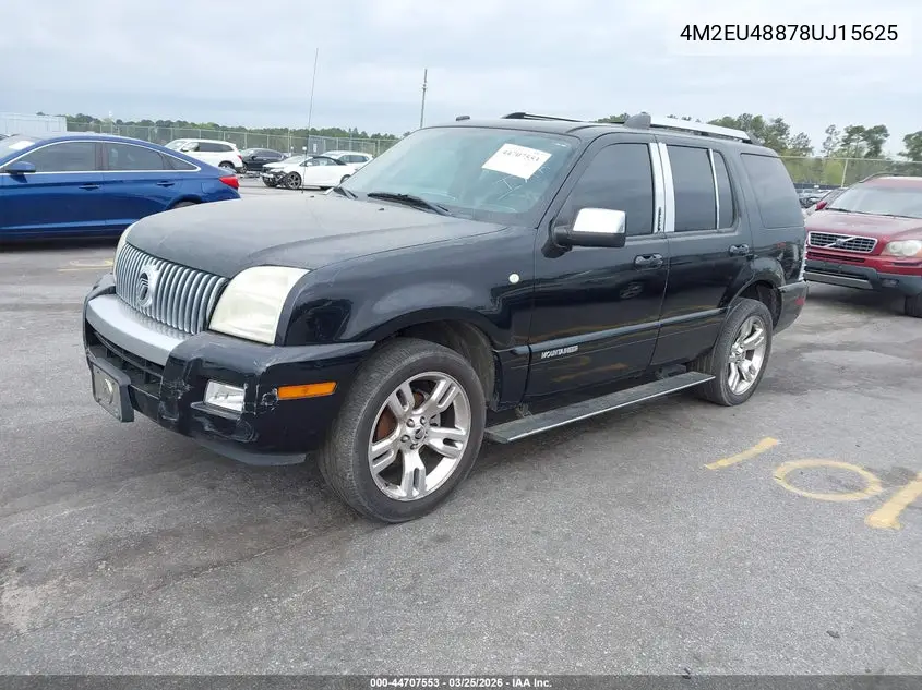 4M2EU48878UJ15625 2008 Mercury Mountaineer Premier