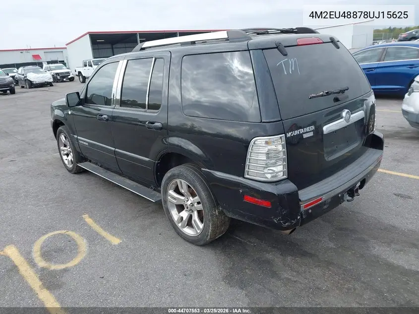 4M2EU48878UJ15625 2008 Mercury Mountaineer Premier