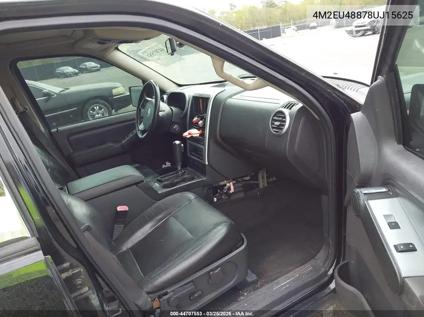 4M2EU48878UJ15625 2008 Mercury Mountaineer Premier
