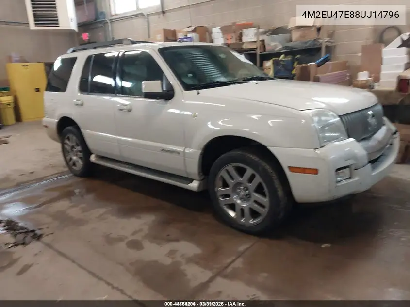 4M2EU47E88UJ14796 2008 Mercury Mountaineer