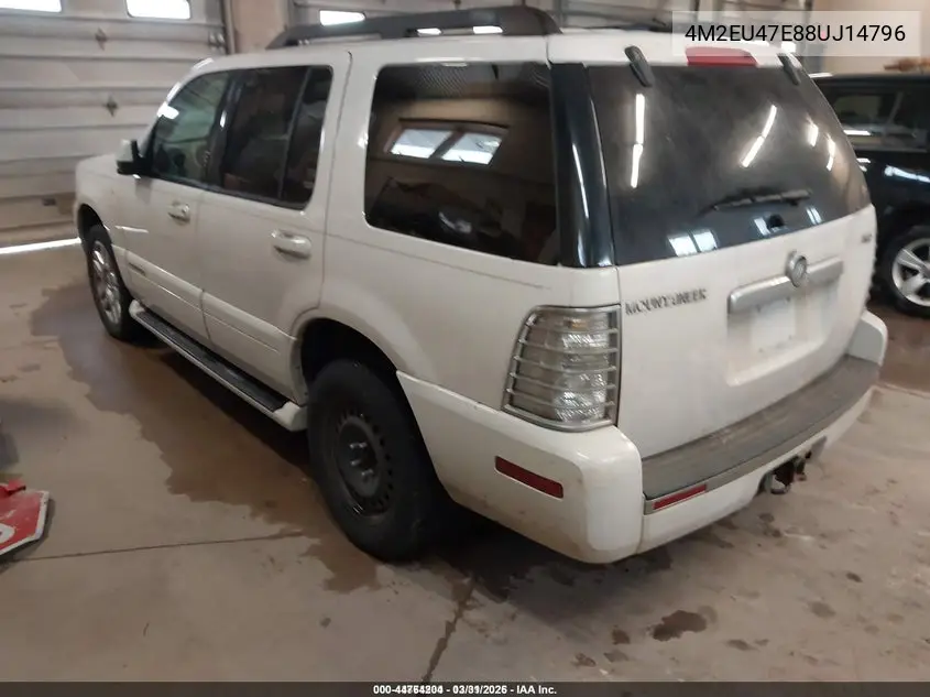 4M2EU47E88UJ14796 2008 Mercury Mountaineer