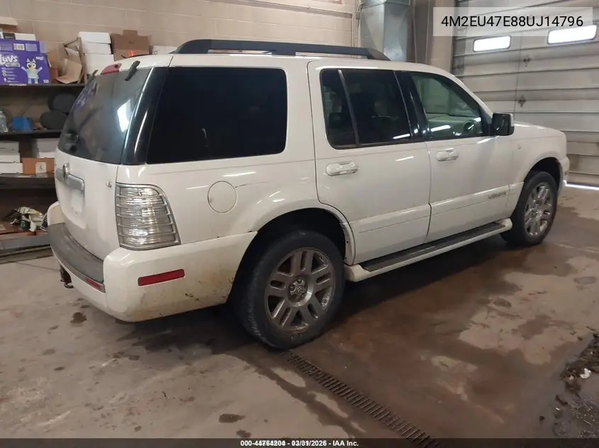 4M2EU47E88UJ14796 2008 Mercury Mountaineer