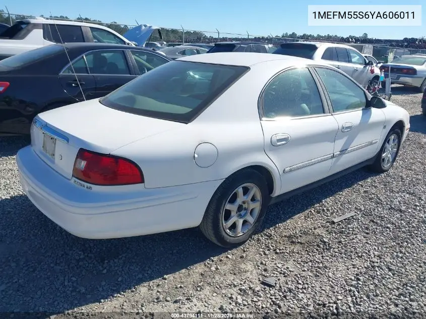 1MEFM55S6YA606011 2000 Mercury Sable Ls Premium