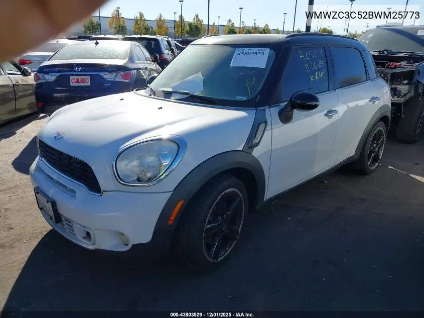 WMWZC3C52BWM25773 2011 Mini Cooper S Countryman