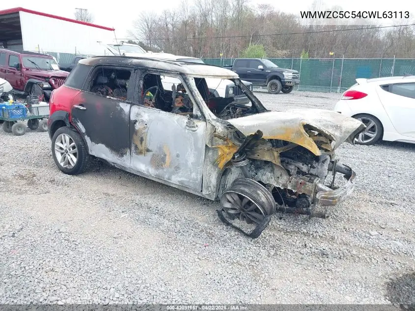 WMWZC5C54CWL63113 2012 Mini Cooper S Countryman