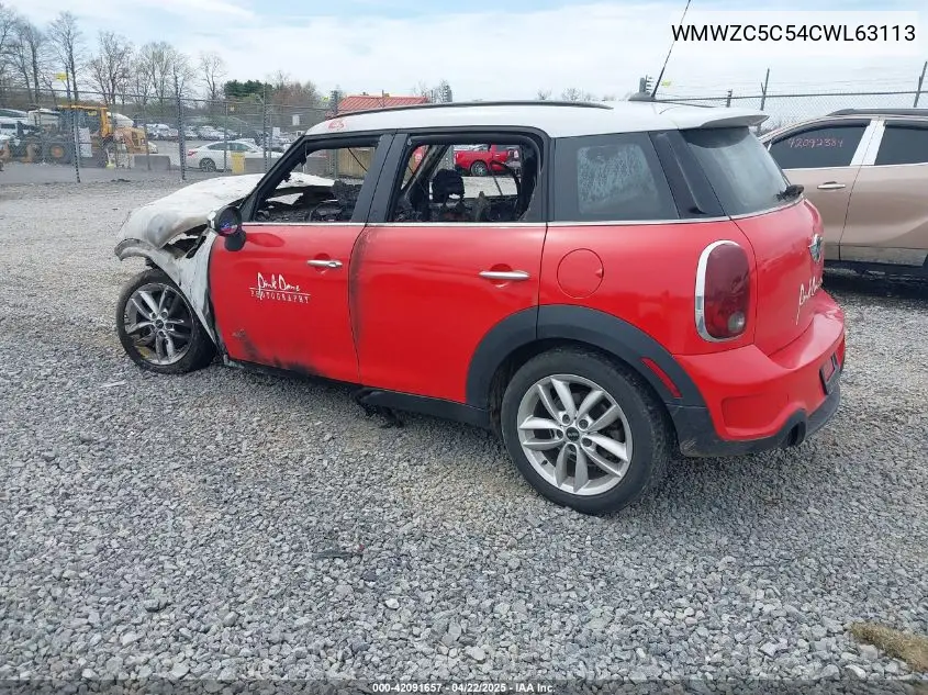WMWZC5C54CWL63113 2012 Mini Cooper S Countryman