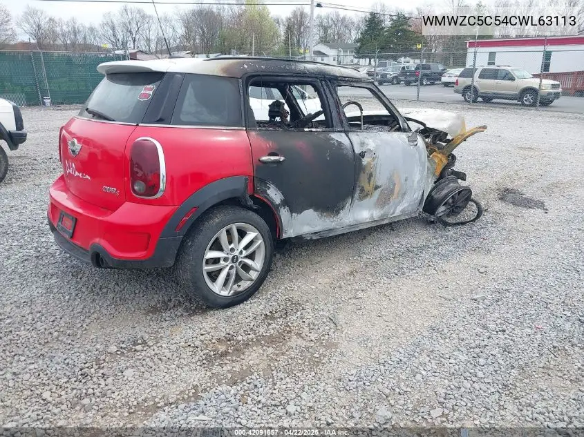 WMWZC5C54CWL63113 2012 Mini Cooper S Countryman