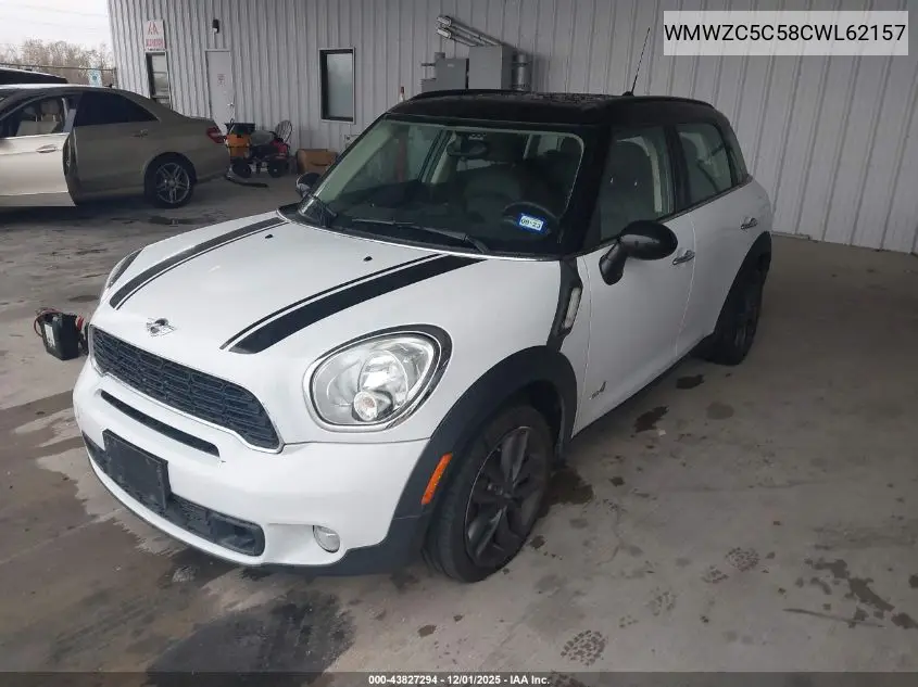 WMWZC5C58CWL62157 2012 Mini Cooper S Countryman