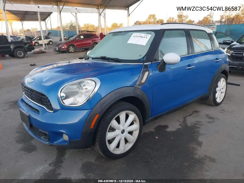 WMWZC3C54CWL86587 2012 Mini Cooper S Countryman